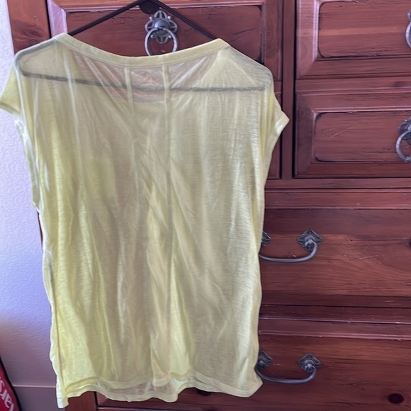 T by Talbots NWOT Women’s Yellow Layering Tee, Size Large. - Picture 4 of 7